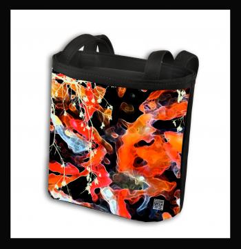Image of SILKEN KOI petite bucket bag 