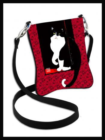 Image of WINDOW KITTY sling shoulder bag